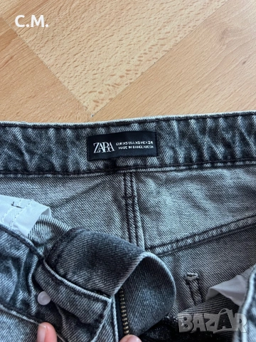 Zara къса дънкова пола , снимка 3 - Поли - 55050979