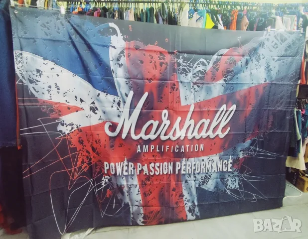 голям транспарант MARSHALL, снимка 2 - Китари - 55382811