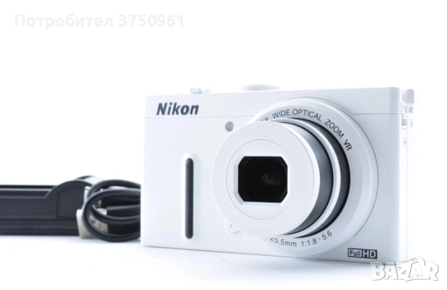 Дигитален фотоапарат Nikon Coolpix P330 White Excellent+5 Compact Digital Camera Z2198
