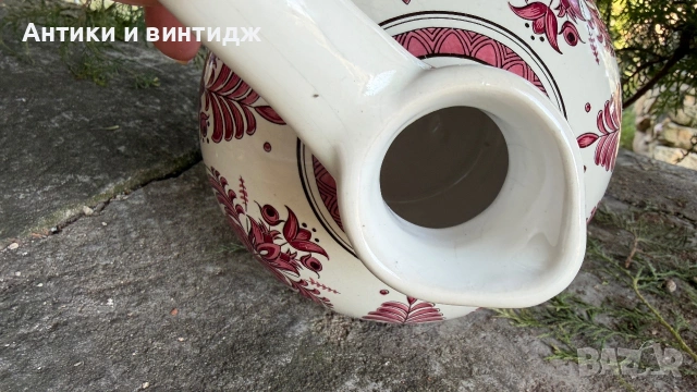 Винтидж керамична кана Ulmer Keramik (Германия) 0.8 л, НОВА, снимка 7 - Съдове за готвене - 55119044