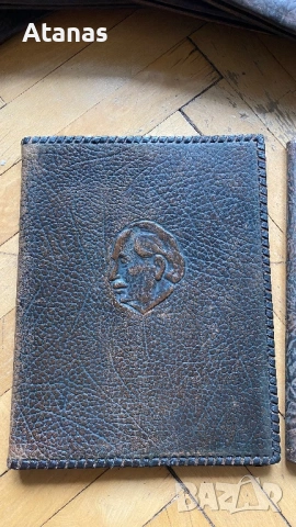 Лот кожени папки от соца, снимка 4 - Антикварни и старинни предмети - 54267280