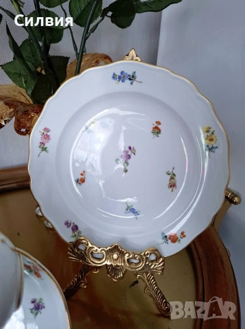 Чаша Meissen , снимка 6 - Антикварни и старинни предмети - 54989140