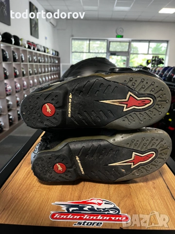 Mото Ботуши ALPINESTARS SMX-4 BLACK,номер 40,оригинални,много запазени 99.90 лв. / 51.08 €, снимка 6 - Аксесоари и консумативи - 54963019
