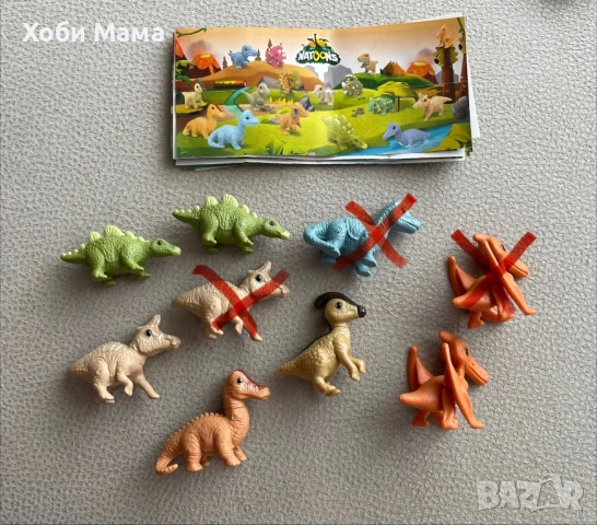 Kinder Surprise Natoons Динозаври играчки от шоколадови яйца 2025
