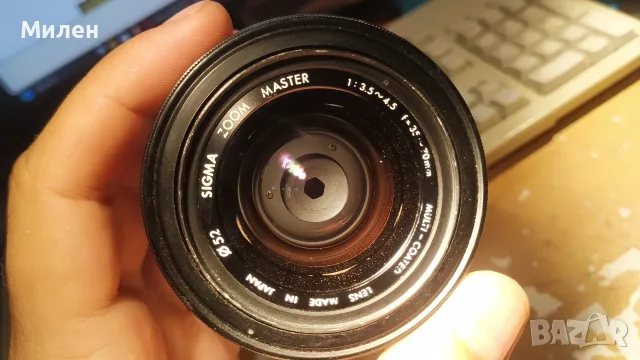 Ретро обектив Sigma 35-70 за Pentax K, снимка 4 - Обективи и филтри - 55481450