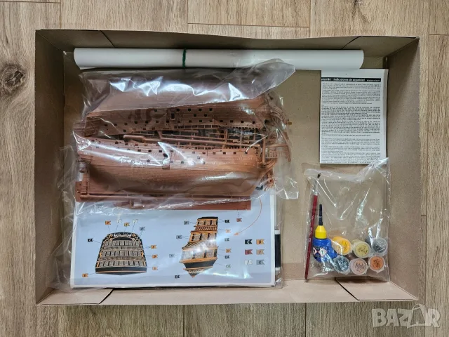 Revell ветроходен кораб комплект за сглобяване „Битката при Трафалгар“ (Battle of Trafalgar Set) , снимка 3 - Други - 55424996