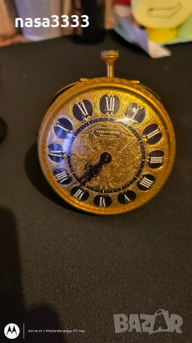 швейцарски будилник , снимка 2 - Антикварни и старинни предмети - 54258578