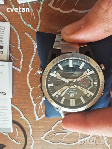 CASIO EDIFICE Smartwatch ECB-2000D-1AEF Solar, снимка 4 - Мъжки - 55058097