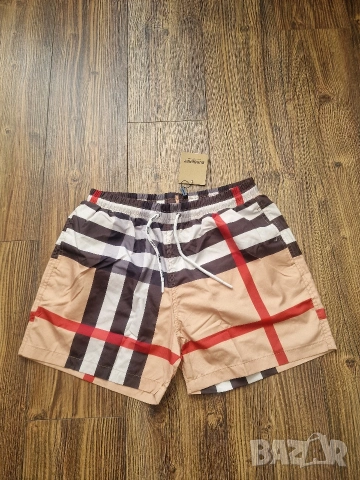 Страхотни мъжки къси шорти бански BURBERRY размер S M L XL 2XL 3XL , снимка 2 - Бански - 54378257