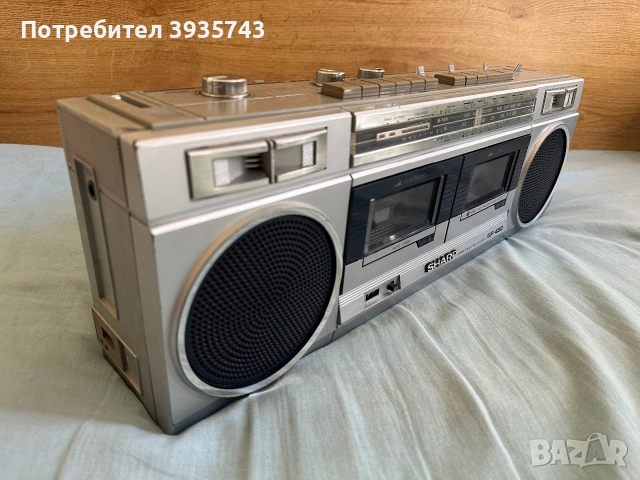 Sharp gf 450 Japan boombox , снимка 3 - Радиокасетофони, транзистори - 55057702