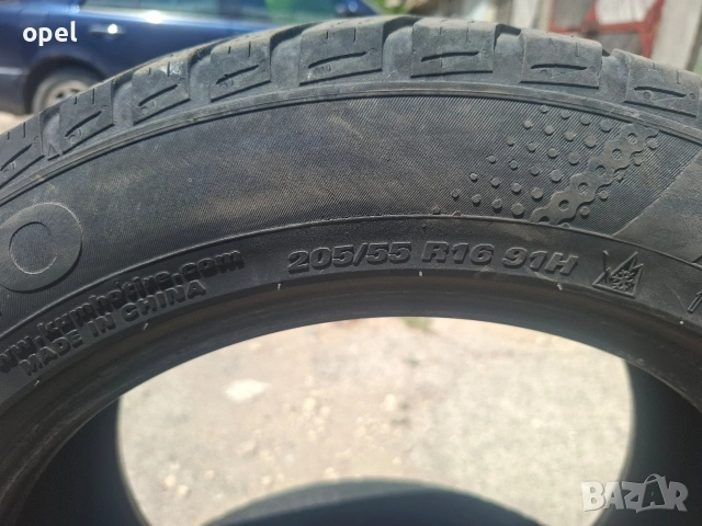 продавам 2 бр всесезонни гуми 205.55.16, снимка 3 - Гуми и джанти - 55069846