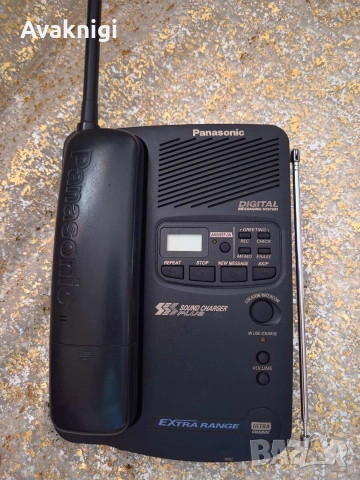 Panasonic KX-TCM506BXB – безжичен телефон с телефонен секретар (Made in Japan)