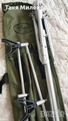 Стойка за риба 3 въдици, висококачествена инокс, снимка 15 - Такъми - 54073489