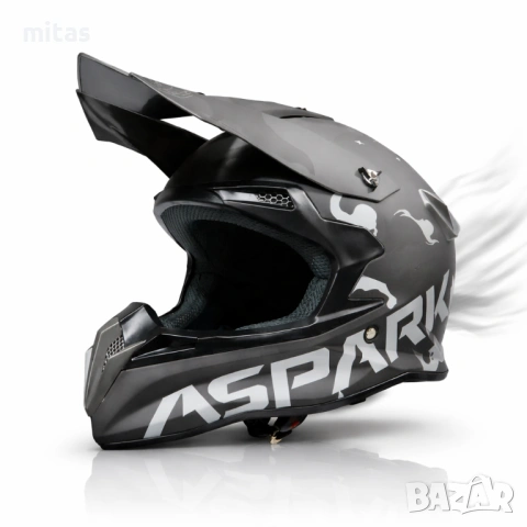 Кросова каска SPARK, Full Face, DOT Сертификат, Размер: L, снимка 2 - Аксесоари за велосипеди - 47281175