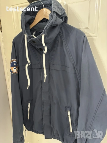 Мъжки Windbreaker Superdry North Sea Project мъжко ветроустойчиво яке - размер XXL - Тъмносиньо, снимка 5 - Якета - 55124647