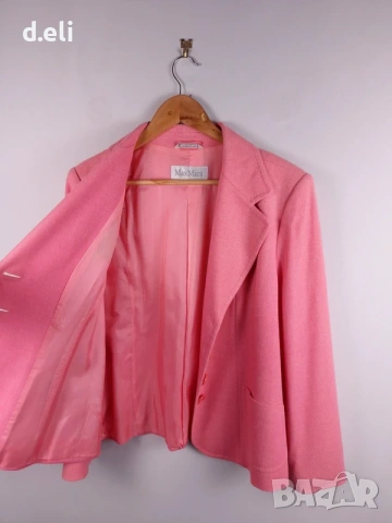 Max Mara Italy Original Size XL Вълна, Коприна, снимка 3 - Сака - 54383183