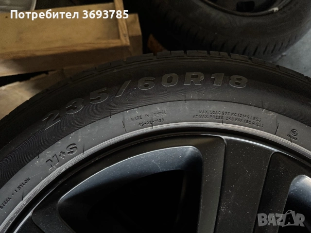 Джанти плюс гуми 4бр.235/60 R18 5x127, снимка 4 - Гуми и джанти - 54325300