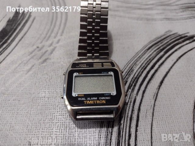 Ретро електронен часовник levis, снимка 5 - Мъжки - 54166129