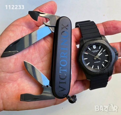 Victorinox I.N.O.X. Carbon Mechanical 241866.1 с подарък Victorinox Onyx Black Limited Edition, снимка 5 - Мъжки - 54678062