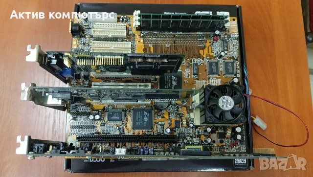 Ретро дънна платка PC Chips M577 Super Socket 7/Matrox 4MB/SB sound/Ethernet