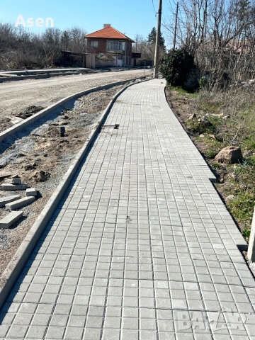 Редене на бетонни павета уни павета тротоарни плочи и бордюри, снимка 8 - Други ремонти - 53463226