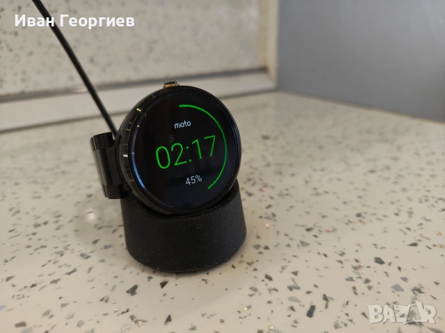 Motorola Moto 360 -смарт часовник , снимка 3 - Смарт гривни - 55130558