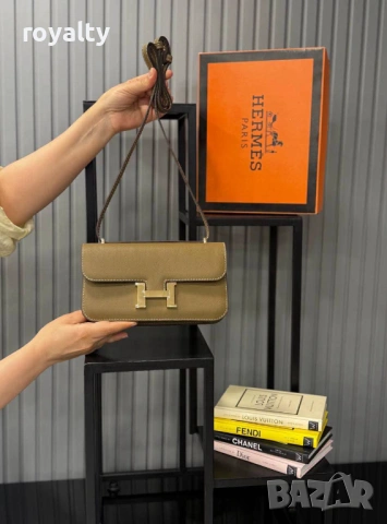 Hermes Нова Дамска Кожена Чанта Ерме Различни Цветове , снимка 5 - Чанти - 54866807