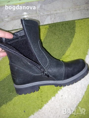 Топли кожени ботуши за момче, с вълна, снимка 6 - Детски боти и ботуши - 53996610
