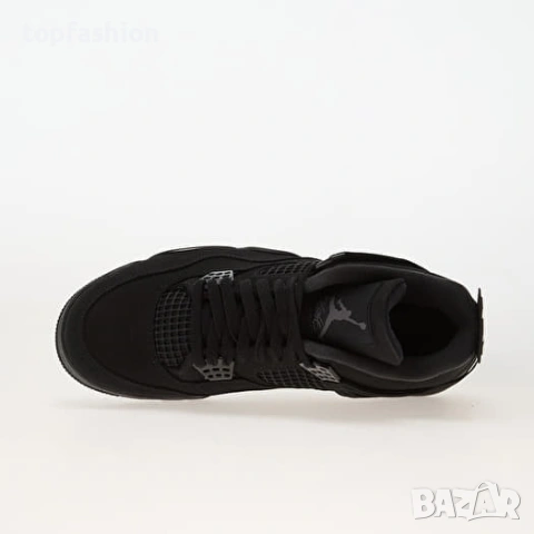 Air Jordan 4 Retro "Black Cat", снимка 4 - Маратонки - 54583782