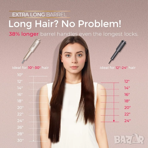TYMO CURLPRO Automatic curling iron PRO PLUS 1, снимка 7 - Маши за коса - 54975878