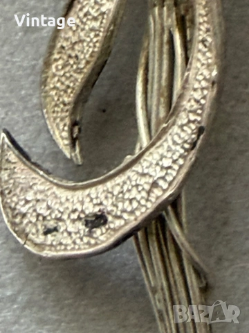 Старинен сребърен букет с маргаритки , снимка 8 - Колекции - 54318590