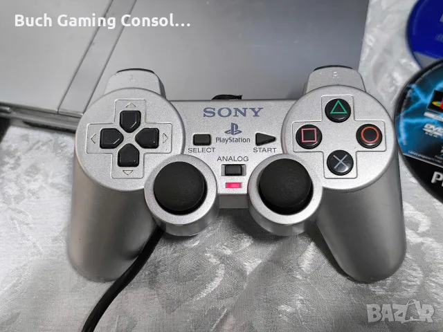 Playstation 2 Satin Silver / 11 Игри / Перфектно работещ!, снимка 3 - PlayStation конзоли - 55597335