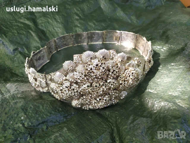 Уникален посребрен колан