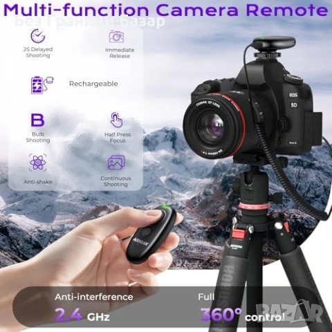Ново Безжично жично дистанционно за Panasonic Lumix спусък USB-C фотоапарат, снимка 2 - Чанти, стативи, аксесоари - 54151081