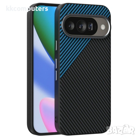ABEEL за Google Pixel 10 / 10 Pro Ултратънък Магнитен Калъф с Carbon Fiber Текстура и Скрийн Протект, снимка 2 - Калъфи, кейсове - 55102902