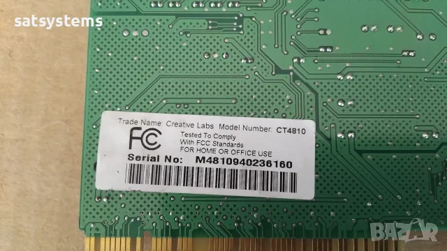 Звукова карта Creative Labs Sound Blaster Vibra 128 PCI CT4810 PCI, снимка 10 - Други - 55335803