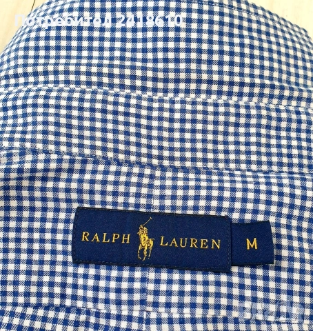 POLO Ralph Lauren Cotton Classic Fit Mens Size М ОРИГИНАЛ НОВО! Мъжка Риза!, снимка 4 - Ризи - 54465200