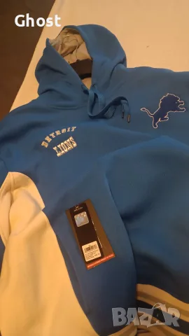 Мъжки суичър с качулка (hoodie) на американския футболен отбор Detroit Lions., снимка 4 - Фен артикули - 55554640