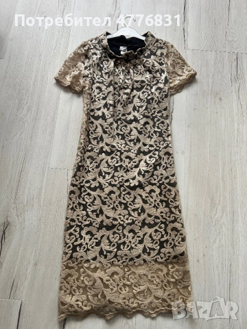 Нова бежова рокличка , снимка 2 - Рокли - 54224989