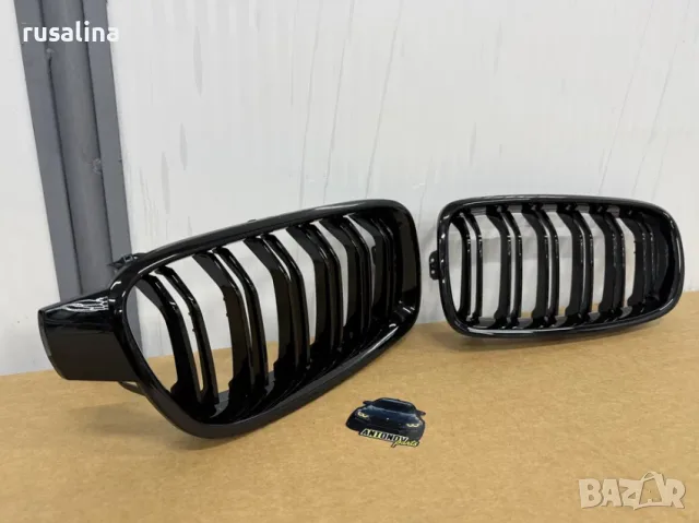 Bmw F30 F31 Бъбреци Двойни черен гланц!, снимка 2 - Аксесоари и консумативи - 55302533