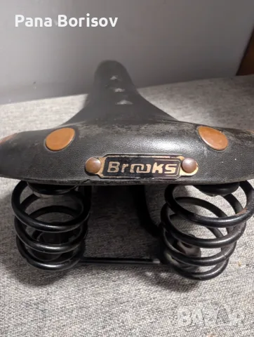 Ретро Brooks Conquest Седалка , снимка 4 - Аксесоари за велосипеди - 55538005