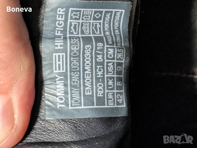 Tommy Hilfiger Chelsea 42, снимка 3 - Мъжки боти - 54343765