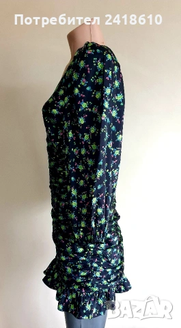 Sandro Paris Floral Dress Womens  Size 38 / S НОВО! ОРИГИНАЛ! Дамска  Рокля!, снимка 13 - Рокли - 54645614