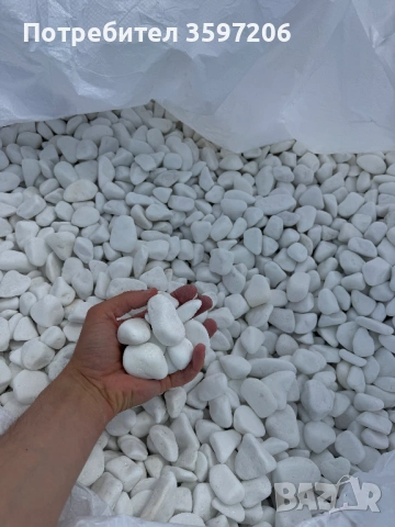 Бял декоративен камък Тасос