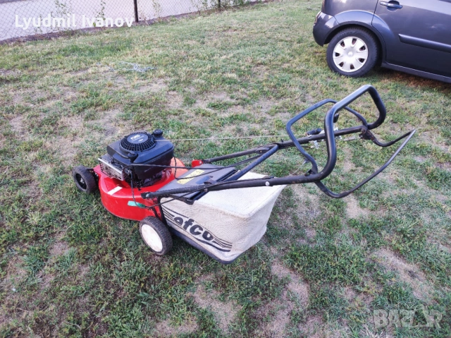 Бензинова самоходна косачка с кош Efco BriggsStratton Quantum50 190cc 5кс 4t 47см 30кг, снимка 4 - Градинска техника - 54854374
