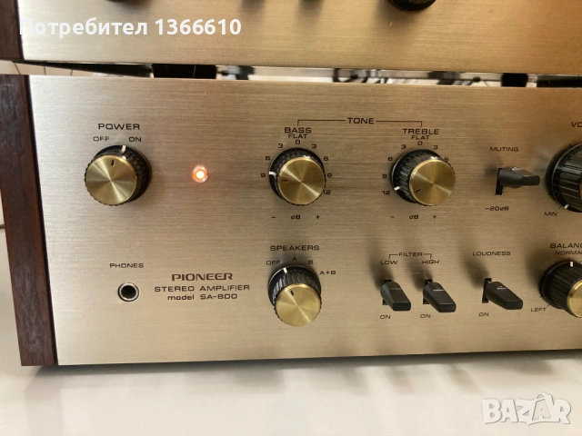 Pioneer SA-800 и TX-800, снимка 2 - Ресийвъри, усилватели, смесителни пултове - 54512342