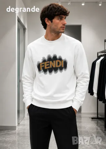  💫 Fendi 💫 Памучни Мъжки Блузи 