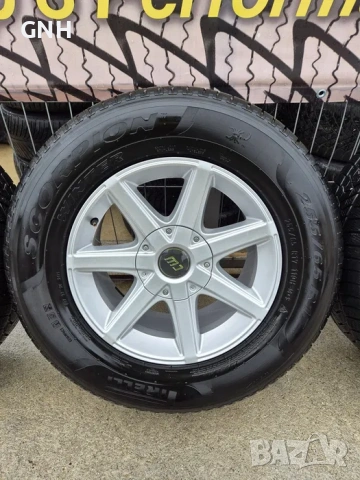 Джанти Borbet 17 цола 6х114.3 , 8j , et20, 255/65/17 Nissan, снимка 4 - Гуми и джанти - 54450164