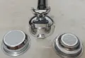 НОВО * Професионален Ръкохватка / Портафилтър 58mm с 3 уши * Солиден хромиран месинг 545г (Breville , снимка 5
