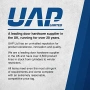Нова UAP секретна дръжка 243 мм с цилиндров гард Високосигурна за врата anti-drill защита, снимка 2